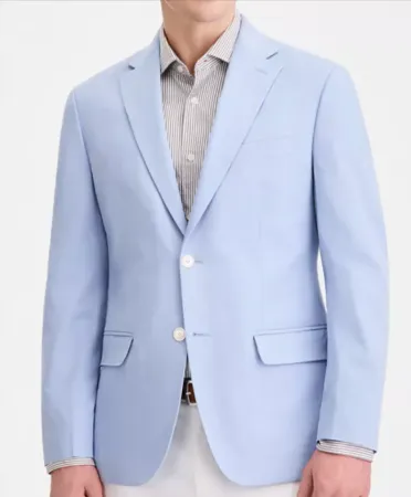 Tommy Hilfiger Men's Modern-Fit Linen Blend Blazer