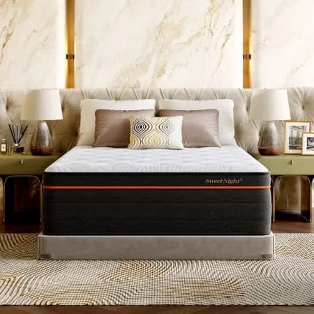 Sweetnight Twilighty 16" Cooling Gel Memory Foam Hybrid Mattress (Queen)