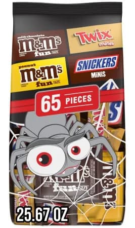 65-Piece Mars Halloween Chocolate Variety Bag